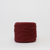 Maroon S&P: Reclaimed T-Shirt Fabric Yarn