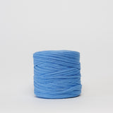Fantasy Blue: Reclaimed T-Shirt Fabric Yarn