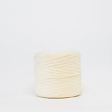 Buttermilk: Reclaimed T-Shirt Fabric Yarn