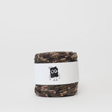 Forest Camo: Reclaimed T-Shirt Fabric Yarn