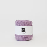 Violets: Reclaimed T-Shirt Fabric Yarn
