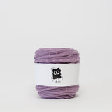 Lavender Love: Reclaimed T-Shirt Fabric Yarn