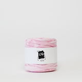 Pink Camo: Reclaimed T-Shirt Fabric Yarn