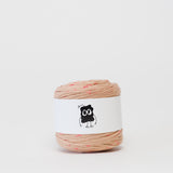 Kisses (Caramel): Reclaimed T-Shirt Fabric Yarn