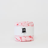 Kisses (Pink): Reclaimed T-Shirt Fabric Yarn