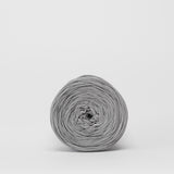 Pewter: Reclaimed T-Shirt Fabric Yarn