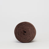 Espresso: Reclaimed T-Shirt Fabric Yarn