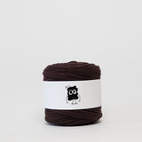 Mahogany: Reclaimed T-Shirt Fabric Yarn
