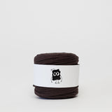 Coffee: Reclaimed T-Shirt Fabric Yarn