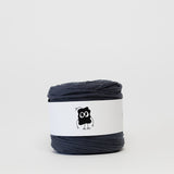 Dark Stone: Reclaimed T-Shirt Fabric Yarn