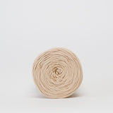 Bisque: Reclaimed T-Shirt Fabric Yarn