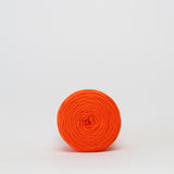 Tangerine: Reclaimed T-Shirt Fabric Yarn