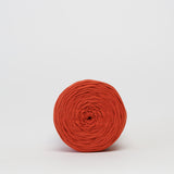 Roasted Carrot: Reclaimed T-Shirt Fabric Yarn