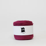 Purple: Reclaimed T-Shirt Fabric Yarn
