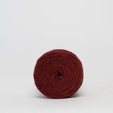 Maroon S&P: Reclaimed T-Shirt Fabric Yarn