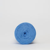Fantasy Blue: Reclaimed T-Shirt Fabric Yarn