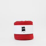 Spanish Rose: Reclaimed T-Shirt Fabric Yarn