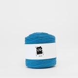 Sapphire: Reclaimed T-Shirt Fabric Yarn