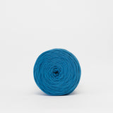 Sapphire: Reclaimed T-Shirt Fabric Yarn